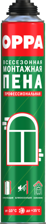 OPPA, Пена монтажная профессиональная, 750 мл