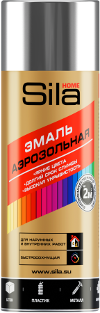Sila HOME Max Paint, серебряный металлик, 520 мл Sila HOME Max Paint, серебряный металлик, 520 мл