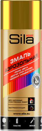 Sila HOME Max Paint, золотой металлик, краска аэрозольная Sila HOME Max Paint, золотой металлик, краска аэрозольная